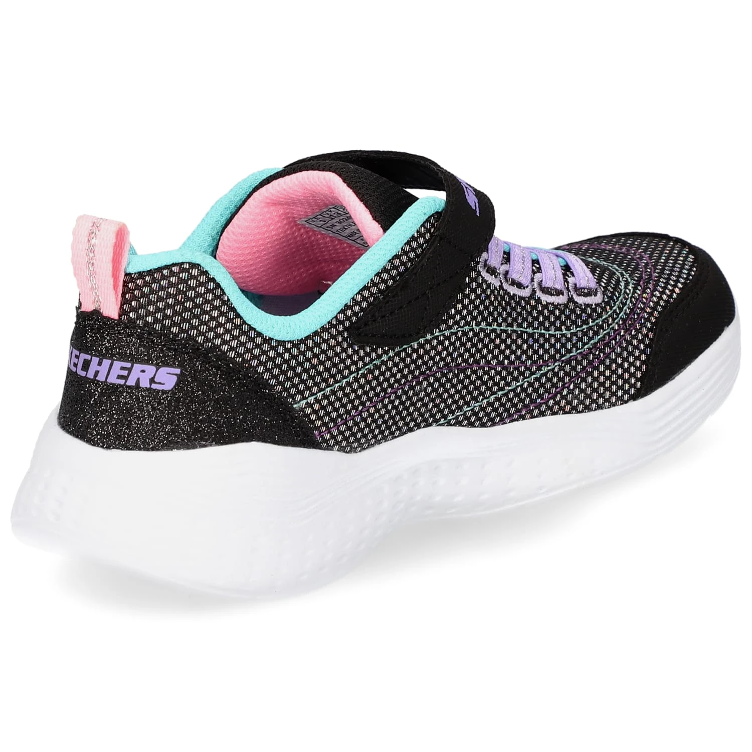 Skechers Snap Sprints-Eternal Shine In Schwarz 4 Skechers Snap Sprints-Eternal Shine In Schwarz – Bild 4