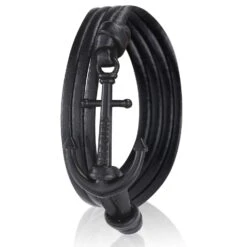 Anker-Armband Mit Einem Anker In Schwarz -Limango Verkäufe skipper anker armband mit einem anker in schwarz 1