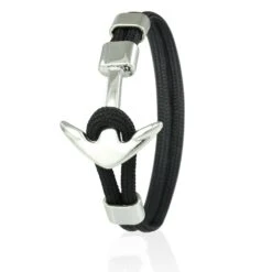 Anker Armband Mit Einem Anker In Schwarz