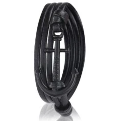Anker-Armband Mit Einem Anker In Schwarz