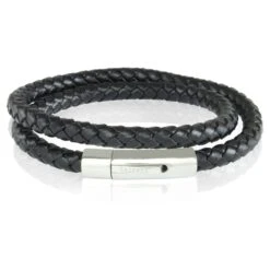 Armband Lederarmband In Schwarz -Limango Verkäufe skipper armband lederarmband in schwarz 1