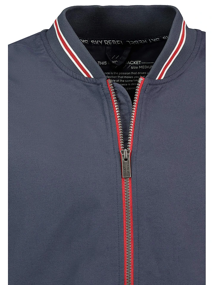 Blouson In Dunkelblau 4 Blouson In Dunkelblau – Bild 4