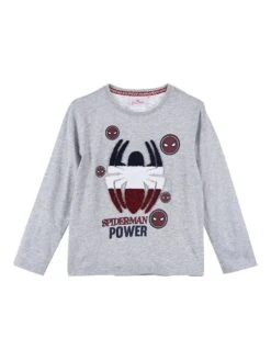 Spiderman Longsleeve "Spider-Man" In Grau