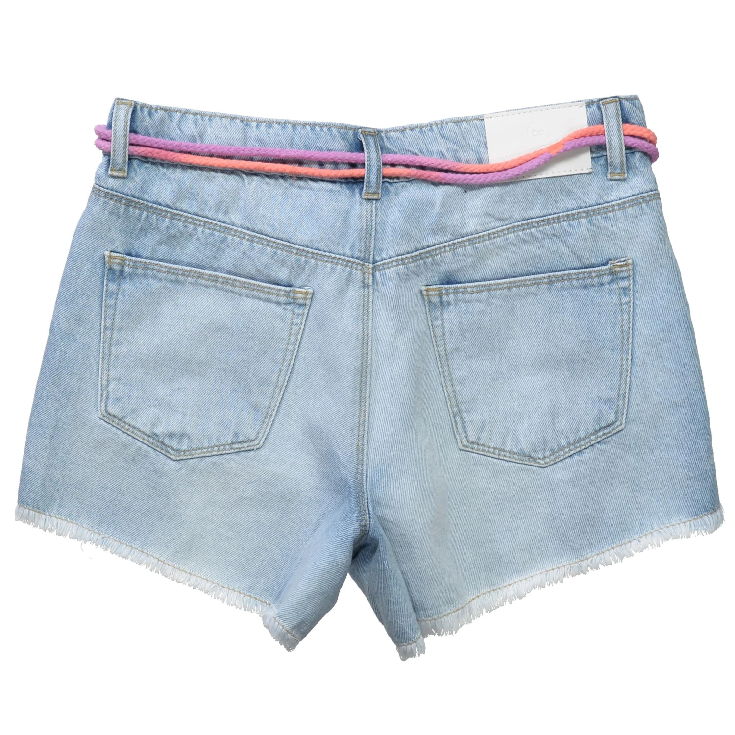 STACCATO Jeans Shorts Mit Gürtel Light Blue Denim 2 STACCATO Jeans Shorts Mit Gürtel Light Blue Denim – Bild 2