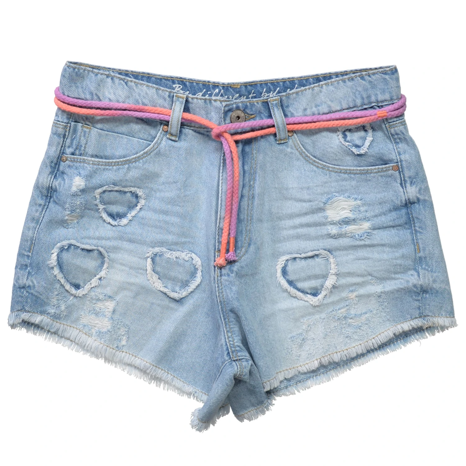 STACCATO Jeans Shorts Mit Gürtel Light Blue Denim 1 STACCATO Jeans Shorts Mit Gürtel Light Blue Denim