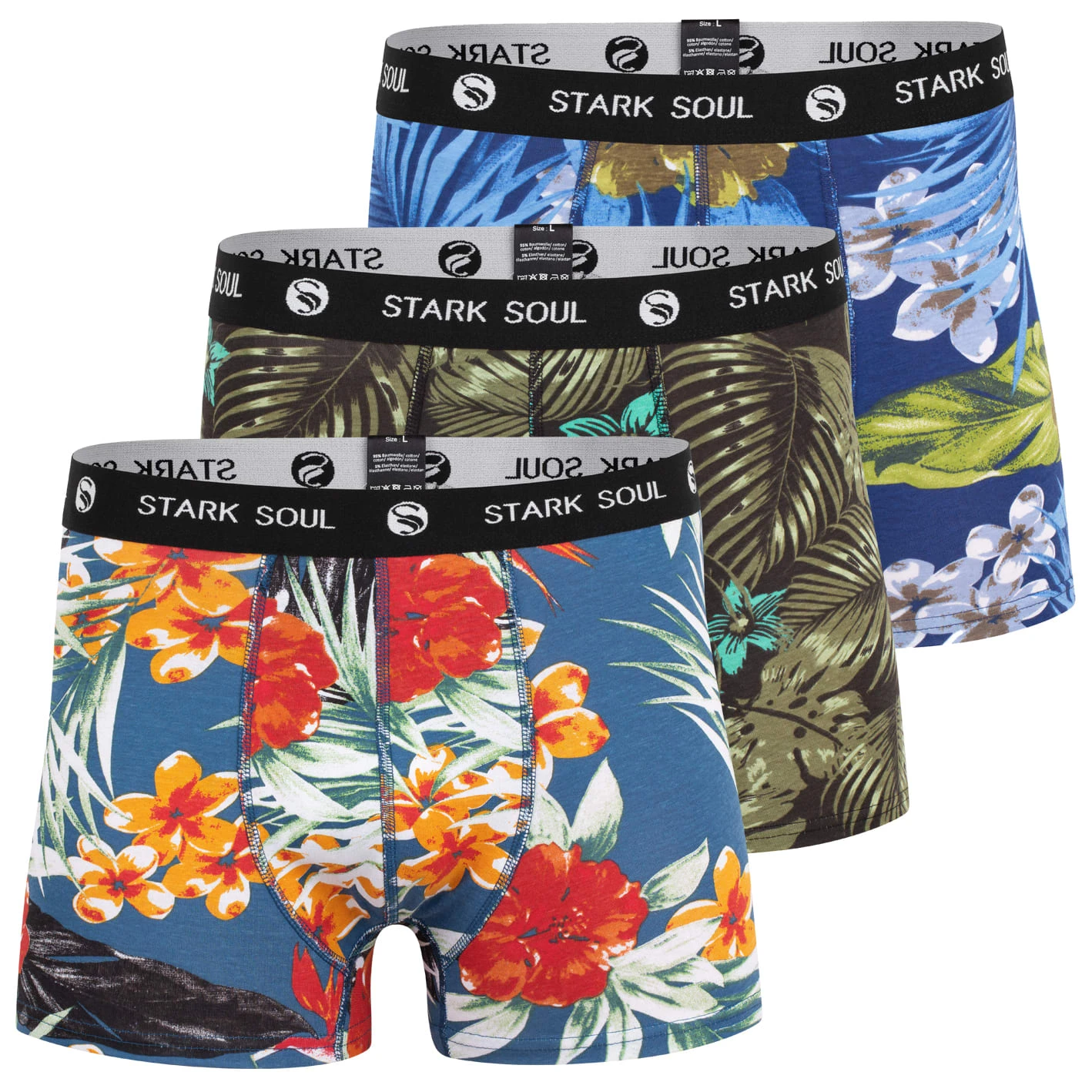 Boxershorts 3er Pack ALOHA Hawaiien In Bunt 1 Boxershorts 3er Pack ALOHA Hawaiien In Bunt