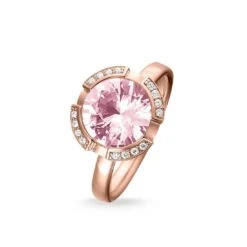 Thomas Sabo Ring "rosa Zirkonia Rosè Vergoldet" In Roségold -Limango Verkäufe thomas sabo ring rosa zirkonia rose vergoldet in rosegold 1