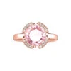 Thomas Sabo Ring "rosa Zirkonia Rosè Vergoldet" In Roségold