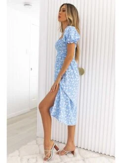 Kleid In Hellblau -Limango Verkäufe tina kleid in hellblau 2