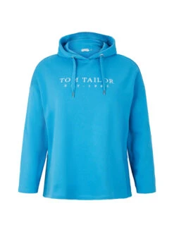 Tom Tailor Hoodie In Blau