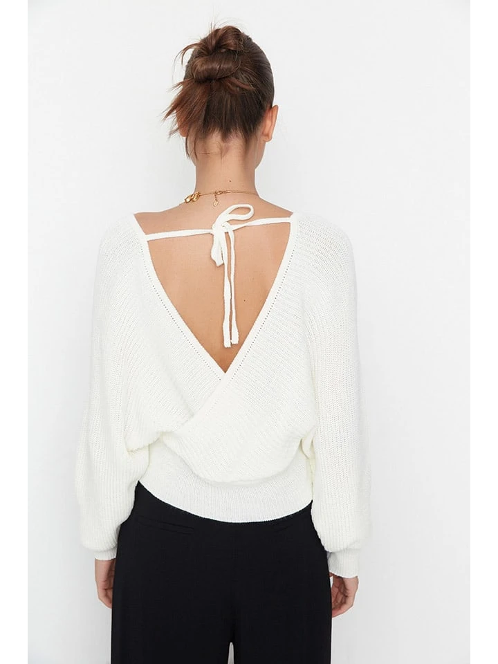 Trendyol Pullover In Weiß 4 Trendyol Pullover In Weiß – Bild 4