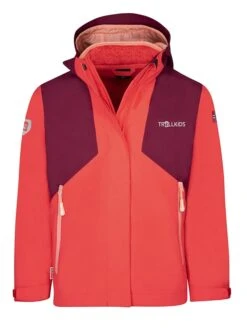 TROLLKIDS 3in1-Funktionsjacke "Preikestolen" In Rot -Limango Verkäufe trollkids 3in1 funktionsjacke preikestolen in rot 3