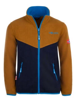 TROLLKIDS Fleecejacke "Oppdal XT" In Hellbraun