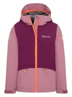 TROLLKIDS Funktionsjacke "Gjende" In Rosa/ Bordeaux