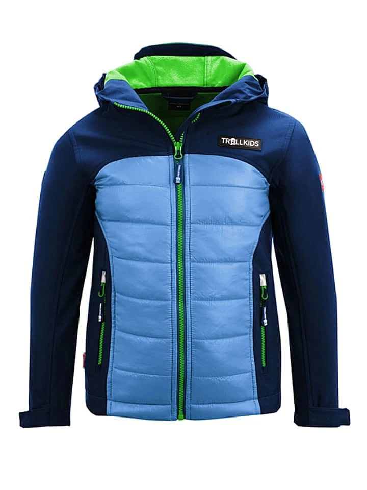TROLLKIDS Softshelljacke "Lysefjord" In Hellblau/ Dunkelblau/ Grün 4 TROLLKIDS Softshelljacke "Lysefjord" In Hellblau/ Dunkelblau/ Grün – Bild 4