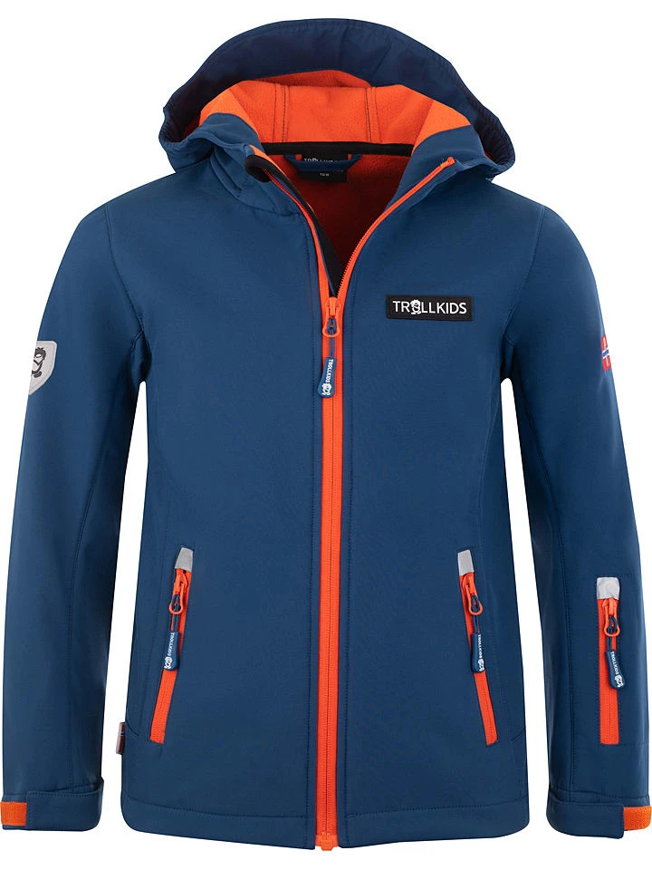 TROLLKIDS Softshelljacke "Oslofjord" In Dunkelblau 1 TROLLKIDS Softshelljacke "Oslofjord" In Dunkelblau