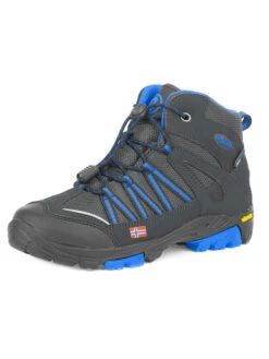 TROLLKIDS Wanderschuhe "Lofoten Hiker Mid" In Schwarz/ Blau