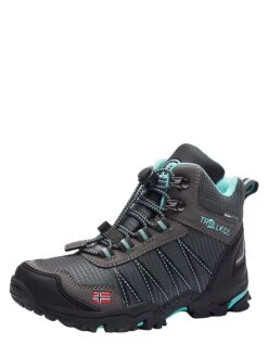 TROLLKIDS Wanderschuhe "Trolltunga Hiker Mid" In Grau