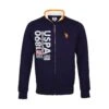 U.S. Polo Assn. Jacke 'Full Zip' In Dunkelblau