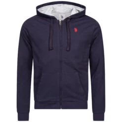 U.S. Polo ASSN. Sweatjacke Mit Kapuze In NAVY