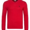 U.S. Polo Assn. V-Neck Pullover In ROT