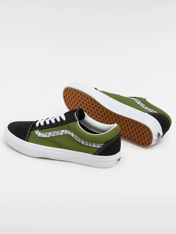 Vans Leder-Sneakers ''Old Skool'' In Oliv 3 Vans Leder-Sneakers ''Old Skool'' In Oliv – Bild 3