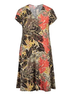 Vera Mont Kleid In Khaki/ Bunt