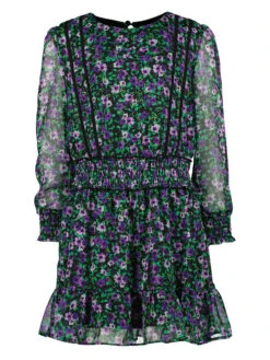 Vingino Kleid "Pelanne" In Schwarz/ Lila