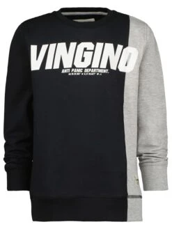 Vingino Sweatshirt "Noef" In Schwarz/ Grau