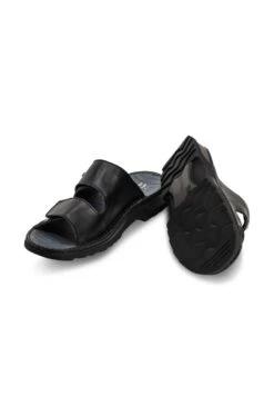 Softnappaleder Pantoletten In Schwarz -Limango Verkäufe vitaform softnappaleder pantoletten in schwarz 2