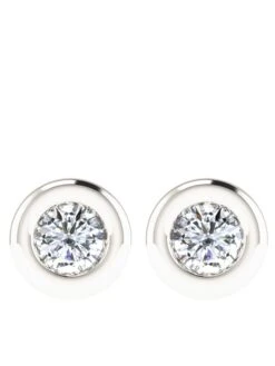 Weißgold-Ohrstecker Mit Diamanten -Limango Verkäufe vittoria jewels weissgold ohrstecker mit diamanten 1