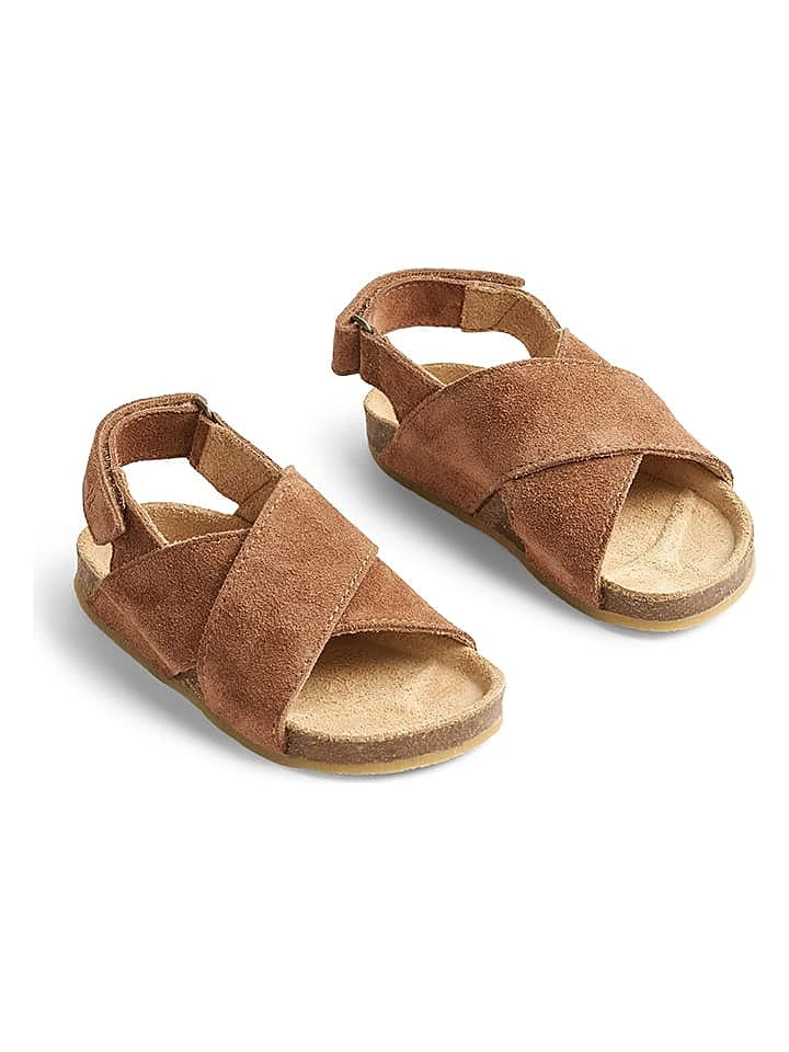 Wheat Leder-Sandalen "Wan" In Hellbraun 2 Wheat Leder-Sandalen "Wan" In Hellbraun – Bild 2