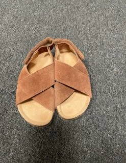 Wheat Leder-Sandalen "Wan" In Hellbraun