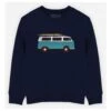 Sweatshirt "Blue Van" In Dunkelblau