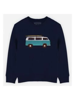 Sweatshirt "Blue Van" In Dunkelblau