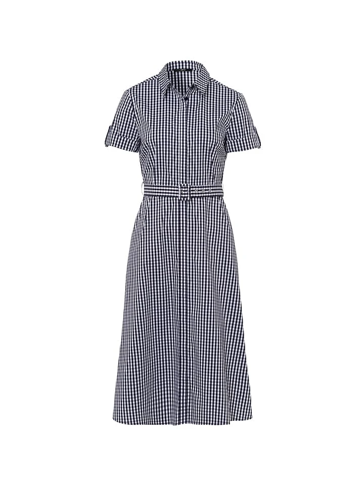 Zero Kleid In Dunkelblau/ Weiß 1 Zero Kleid In Dunkelblau/ Weiß