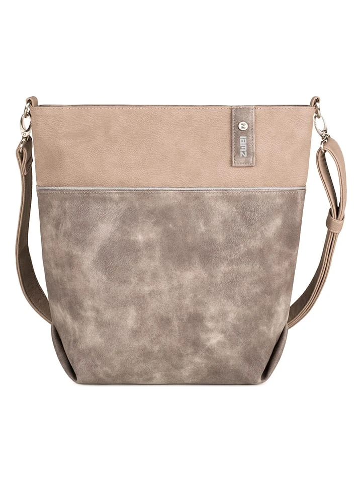 Schultertasche "J12" In Taupe - (B)33 X (H)32 X (T)13 Cm 1 Schultertasche "J12" In Taupe - (B)33 X (H)32 X (T)13 Cm