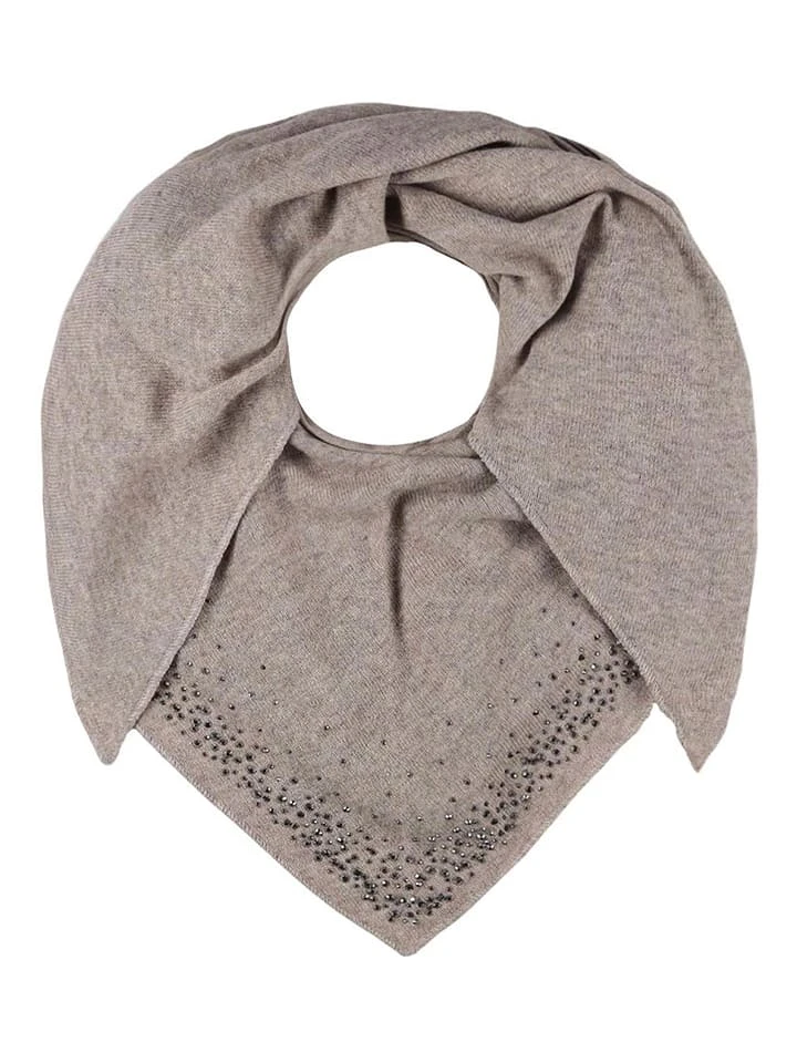 Dreieckstuch "Glitzer" In Hellbraun - (L)110 X (B)76 Cm 1 Dreieckstuch "Glitzer" In Hellbraun - (L)110 X (B)76 Cm