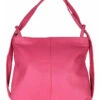 Leder-Schultertasche In Pink - (B)37x (H)40x (T)8cm