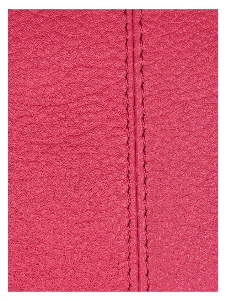 Leder-Schultertasche In Pink - (B)37x (H)40x (T)8cm 3 Leder-Schultertasche In Pink - (B)37x (H)40x (T)8cm – Bild 3