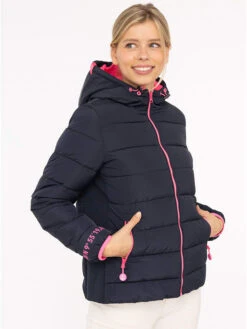 Steppjacke "Moin Moin" In Dunkelblau